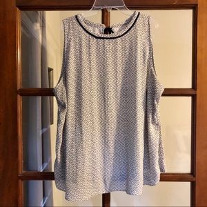 LOFT XL sleeveless blouse